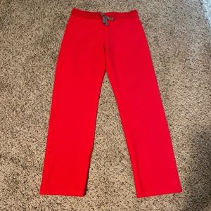 Figs Livingston pants in pop red